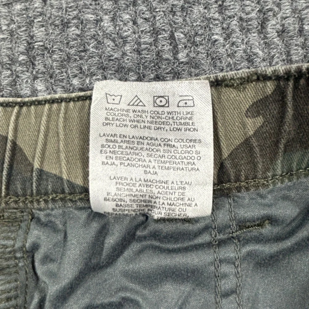 Wrangler Cargo Jogger Kids 16 Husky Green Camo Camouflage Pants 109MGHW7E